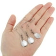 thumbnail image 4 of Uxcell 30Pcs Fishing Spinnerbait Wire with Blade, Small-sized Water-drop, Silver Tone, 4 of 5