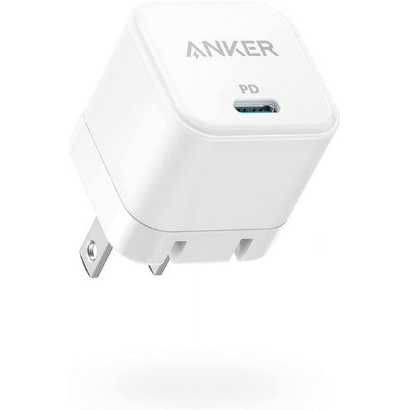 Anker 20W USB C Fast Charger with Foldable Plug, PowerPort III 20W Cube Charger, 1 Pack (Cable Not Included)