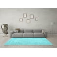 thumbnail image 3 of Ahgly Company Indoor Rectangle Persian Light Blue Traditional Area Rugs, 7' x 9', 3 of 4
