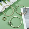 thumbnail image 2 of 3 Colors Metal Rhinestone Bag Handle Round Ring Purse Handle Replacement with Clasp for DIY, 2 of 6