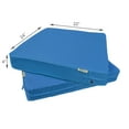 4 Pack Waterresistant Pacific Blue Covers 24"x22"x4" for Outdoor Deep