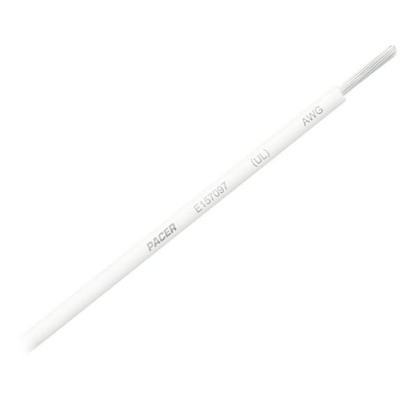 Cable principal Pacer Group Pacer White 8 AWG - 7,62 m