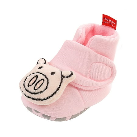 

Binmer Unisex Baby Cute Soft Boots Soft Crib Shoes Toddler Boots Kid Shoes
