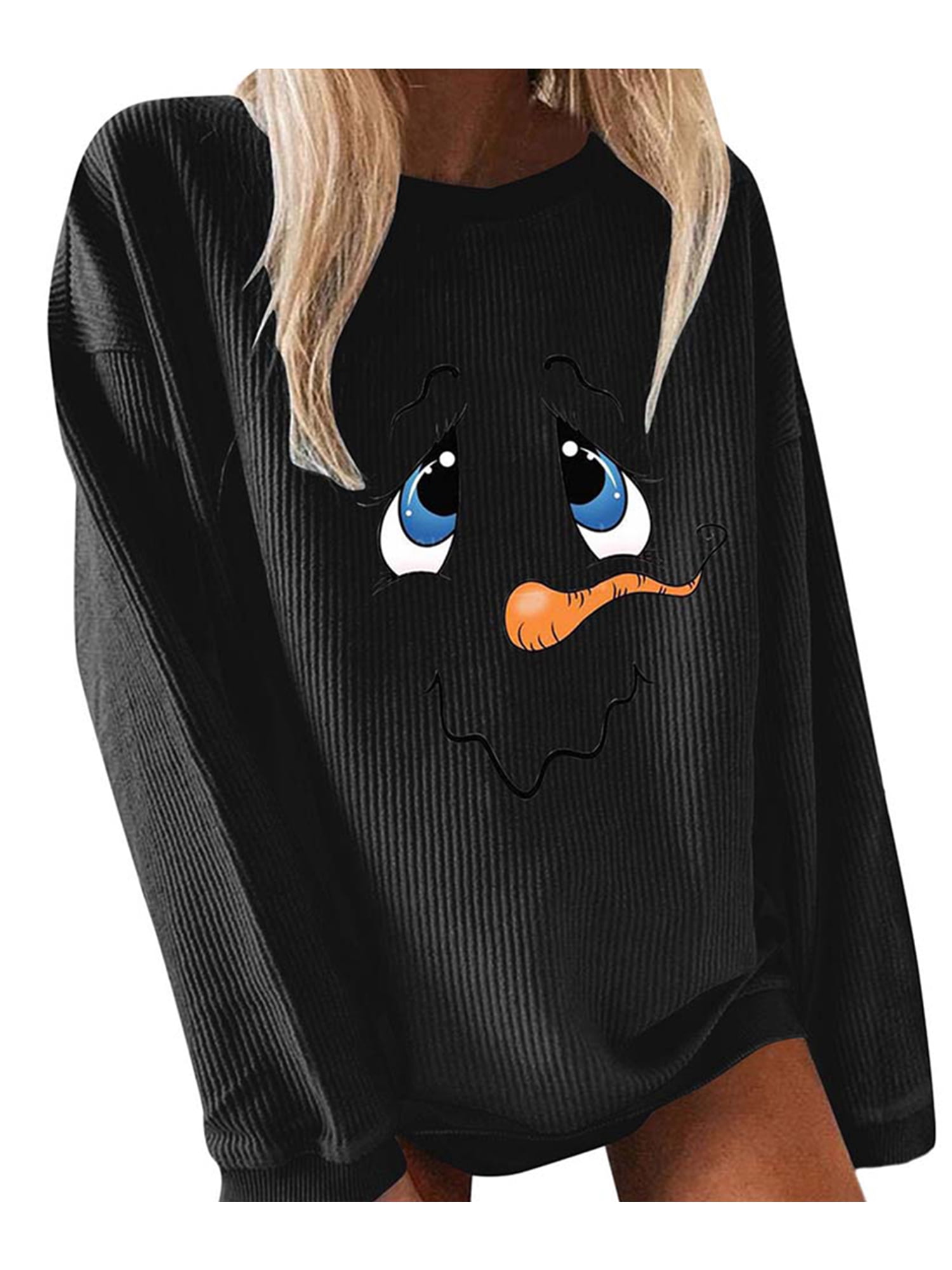 Womens Casual Long Sleeve Sweatshirt 