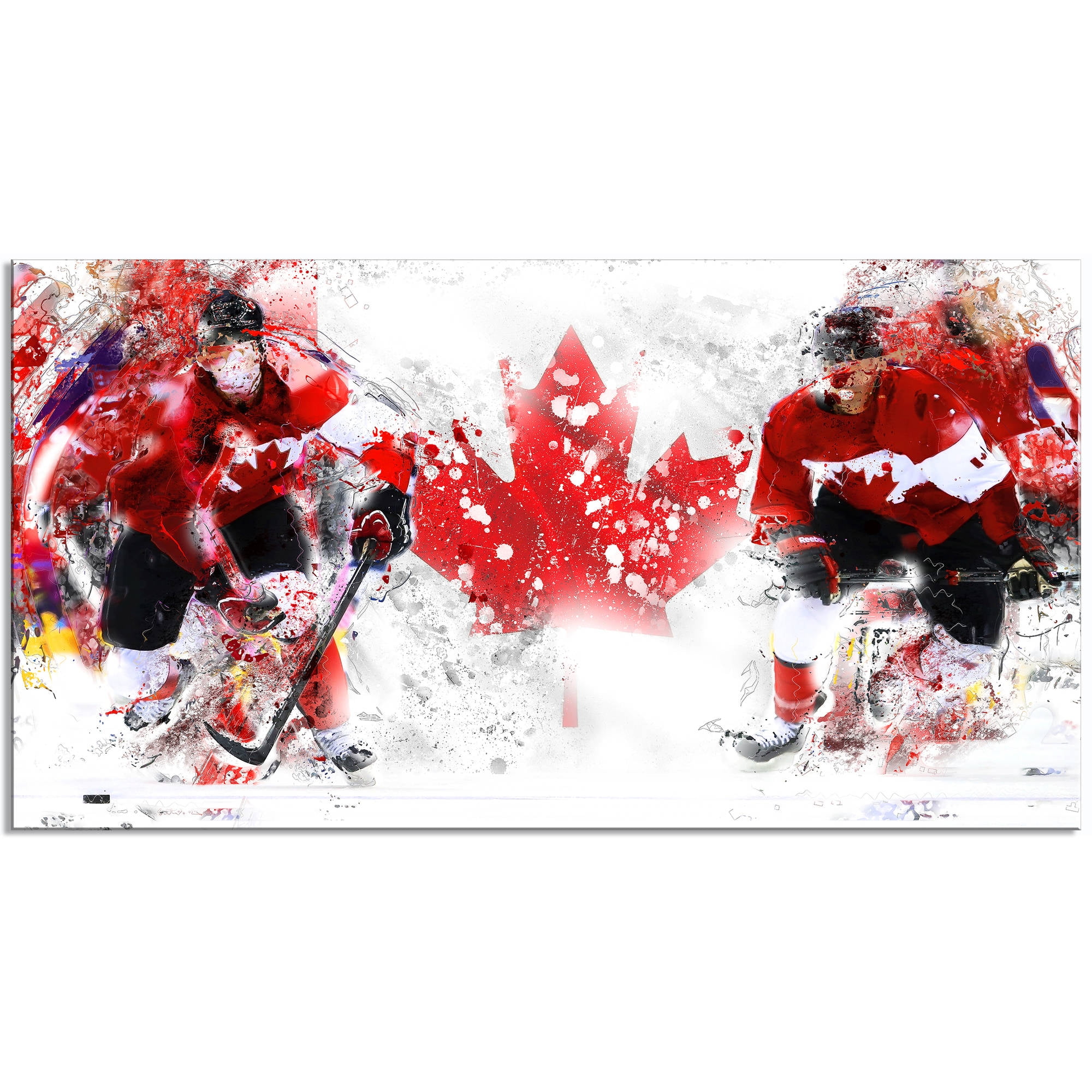 Design Art Hockey in Canada, 32" x 16"