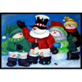 thumbnail image 1 of PJC1087JMAT Tapis Intérieur et Extérieur The Light Brigade Snowman - 24 x 36 Po., 1 of 4