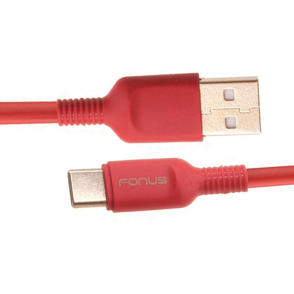 6ft USB-C Cable for T-Mobile REVVL 6x/Pro 5G - Red Charger Cord Power Wire Type-C R8O for REVVL 6x, 6x Pro 5G Phones