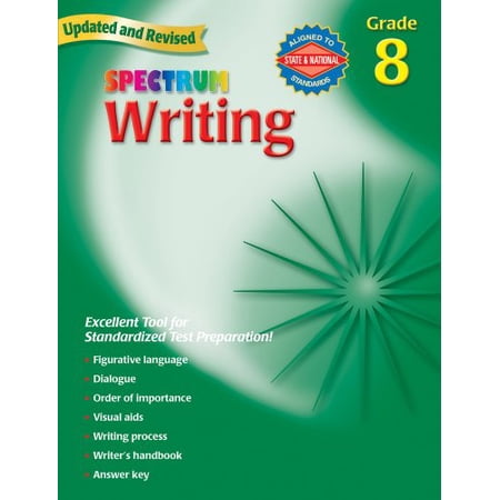 Pre-Owned Writing, Grade 8 Spectrum Paperback School Specialty Publishing