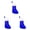 Blue-3PCS, variant on 14.17" Blue and White Christmas Stocking with Gold Trim, Traditional Felt Fabric Stocking for Fireplace Mantel, Family Holiday Decorations (1PC)