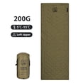 thumbnail image 4 of BIMZUC Portable Sleeping Bag for Camping Ultrasonic Warmth Attachable Bag 200g Faux Silk Cotton 41-59°F Adult Backpacking Hiking Sand Left Zip (14.17 inches / 36 cm), 4 of 8