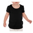 thumbnail image 3 of Kavio I1P0543 Infants Scoop Neck Puff Sleeve-Black-6M, 3 of 4