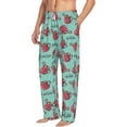 thumbnail image 2 of Balery Snowflake Hot Cocoa print Men's Pajama Pants,Ultra Lightweight Pjs,Lounge Pant-XX-Large, 2 of 9