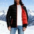 thumbnail image 2 of ThriftyPlait Women Lightweight Winter Jacket Plus Size Trendy Stand Collar Coat Zip Up Packable Windproof Warm Jacket Daily Casual Outer Jacket, 2 of 7