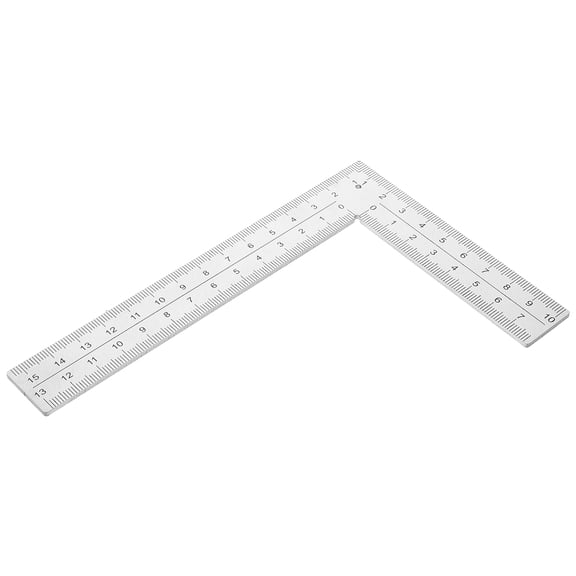 Stainless Steel L Shaped Ruler Right Angle Ruler Square Framing Measuring Tool Carpenter Metal Ruler For Engineer Carpenter Woodworking 150x100mm