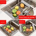 thumbnail image 4 of Escurridor Para Trastes Ajustable Fregadero Acero Inoxidable gRIS, 4 of 5