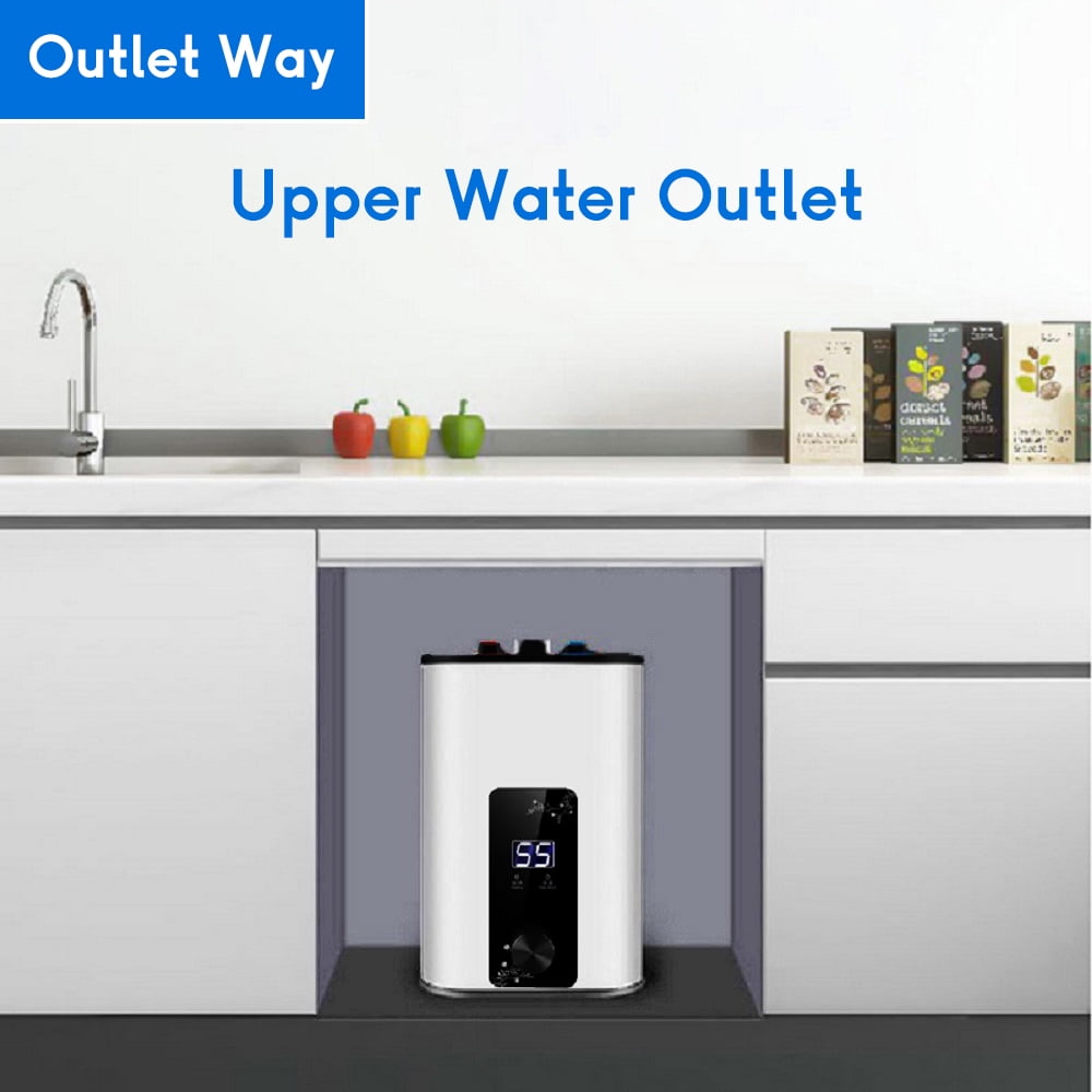 Imeshbean Electric 110 Volts 1500 Watts Tank Water Heater for Home, 10L Capacity