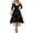 Black, variant on Daznico Christmas Decorations,Elegant Women's Casual Dress for Holiday Party and Festive Dinner with Flowy Comfortable Style Suitable for Evening Gala Celebration and Events