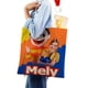 thumbnail image 4 of Bely y Beto Bolso de tela con estampado de lienzo para mujer, bolsa de compras reutilizable y estética, con cremallera interior, regalo para mujer,38*45cm., 4 of 6
