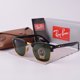 thumbnail image 1 of Gafas De Sol De Lujo Versátiles De Medio Marco De Vidrio Templado R ay Ban Para Fiesta De Conducción UV400, 1 of 3