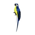 thumbnail image 3 of Simulación Estatua de la estatua de la escultura de aves Decoración de la colección de la pared de la pared de la pared para el césped al aire libre Azul 25 cm, 3 of 8