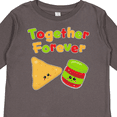 thumbnail image 4 of Inktastic Together Forever- Chips and Salsa Boys or Girls Long Sleeve Toddler T-Shirt, 4 of 5