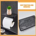thumbnail image 4 of juego de portarrollos de papel higiénico con soporte para baño, soporte de pared para papel higiénico., 4 of 8