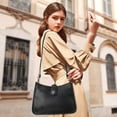 thumbnail image 3 of 【Elegant Keepsake Gift】APHISON Trendy Crossbody Tote Bag for Women, Vegan Leather Hobo Handbag with Shoulder Bucket Design, Includes 2 Adjustable Straps, 3 of 5