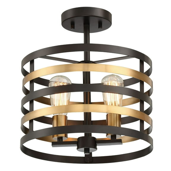 92912-AB-Designers Fountain-Mya - 2 Light Semi-Flush Mount