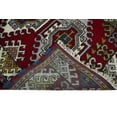 thumbnail image 4 of Hand Knotted traditional Kazak Red and Ivory Antique Traditional Tribal Armenian Rug | KZA3, 4 of 7