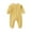 Yellow, variant on LOVZFMLL Newborn & Toddler Boys Girls Cotton Pajamas Snap-up Onesie Jumpsuit Sleep and Play Outfits for Spring & Fall 0-2 Years