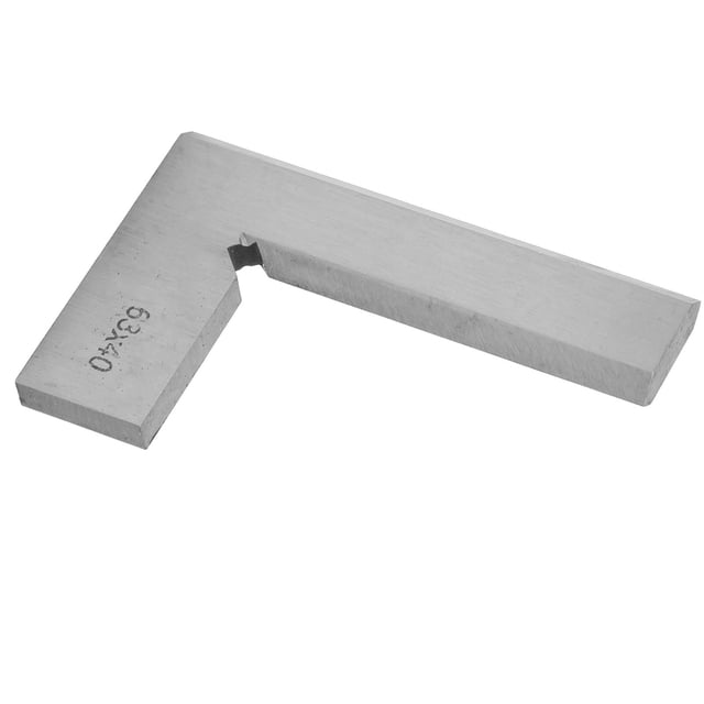 Regla de borde de cuchillo de 90° de acero inoxidable para marcar piezas industriales, escuadra de medición de 63 x 40 mm