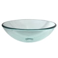 thumbnail image 1 of Kingston Brass EVSPCC1 Kingston Évier en Verre Trempé Rond Clair, 1 of 2