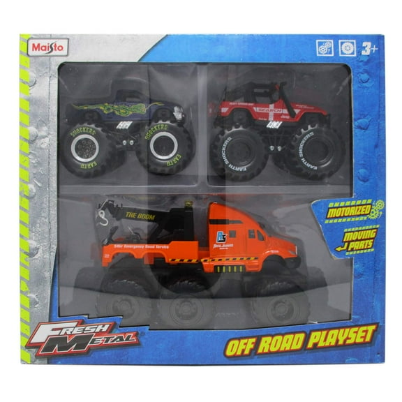 Maisto Fresh Metal Off Road Playset - Styles and Cars Vary