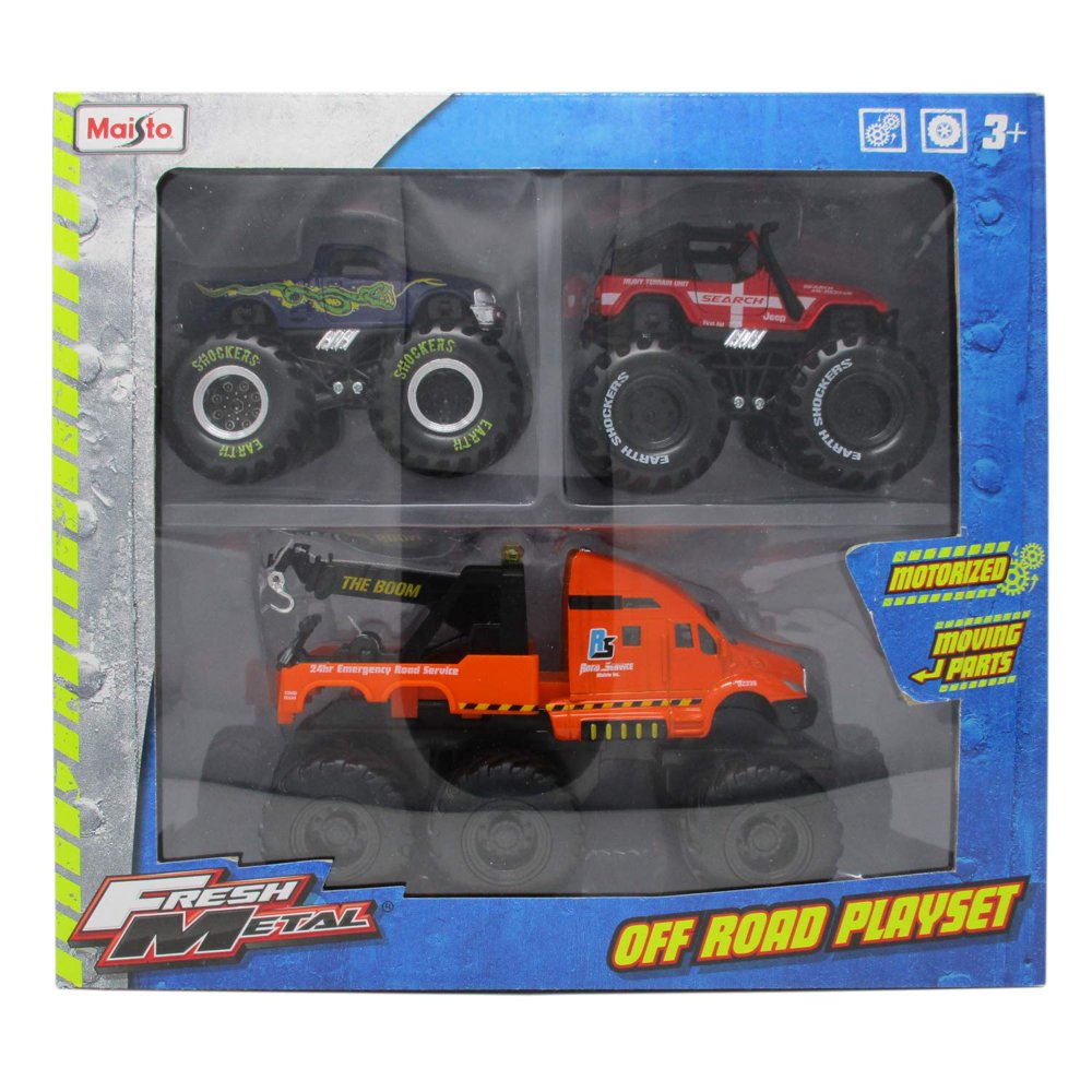 Maisto Fresh Metal Off Road Playset Styles and Cars Vary Walmart