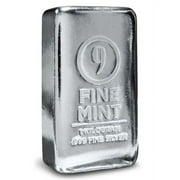 1 kilo Cast-Poured Silver Bar - 9Fine Mint