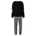 thumbnail image 5 of Weebloom Women's Pajamas Long Sleeve Crew Neck Comfy With Pockets Cotton Women Pajama Sets Homewear L, 5 of 9