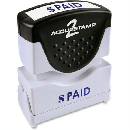 UPC: 0039956355780 | Consolidated Stamp Pre-inked Shutter Stamp Red Paid 1 5/8 X 1/2