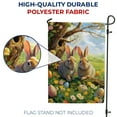 thumbnail image 4 of America Forever Easter Bunnies Garden Flag 12.5 x18 inch Double Sided Rabbit Egg Hunt Dandelion Flowers Farmhouse Small Spring Holiday Seasonal Easter Day Flags for Outdoor Yard Lawn Decoration, 4 of 5