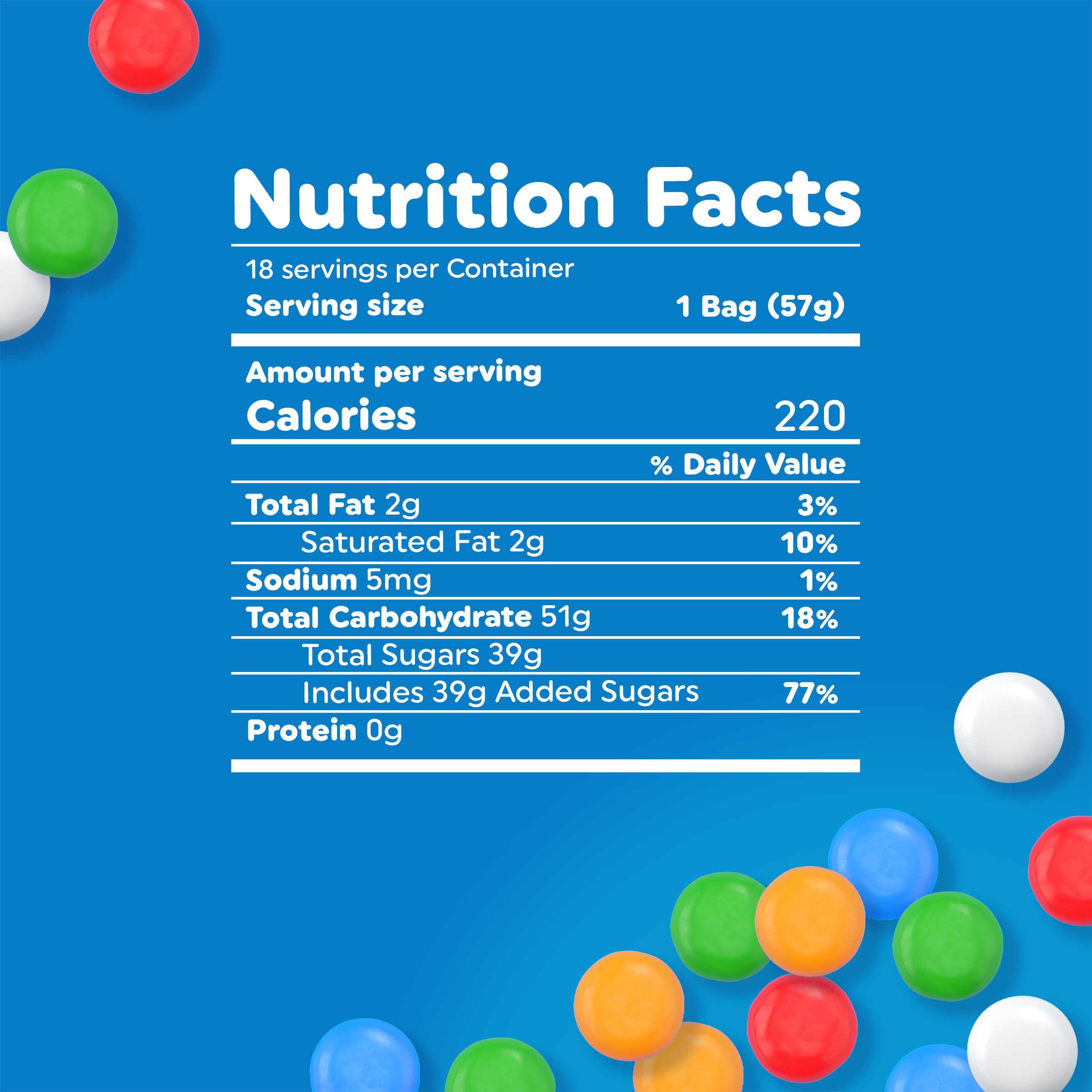 Airheads Bites Candy Pack, Fruit, 2 Ounce Packs, 18ct