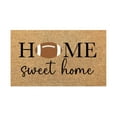 thumbnail image 1 of YDLCAFD Heated Couch Blanket Football Them Funny Welcome Doormat Non Mat Mat Funny Home Mats for In Door Entrance Door Mat Welcome Mat for Indoor Outdoor Football Rug and Mat, 1 of 5