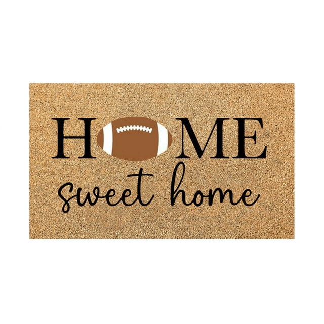 YDLCAFD Heated Couch Blanket Football Them Funny Welcome Doormat Non Mat Mat Funny Home Mats for In Door Entrance Door Mat Welcome Mat for Indoor Outdoor Football Rug and Mat