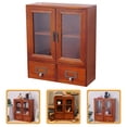 thumbnail image 3 of Armoire de Rangement Vintage en Bois pour Comptoir, Armoire de Table, Armoire de Rangement pour Aliments et Garde-Manger, 3 of 8