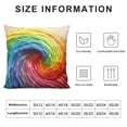 thumbnail image 5 of GOSMITH  Rainbow Colorful Cushion Covers Abstract Crayon Throw Pillow Case Cover (Colorful) for Sofa Car Cousion Bed, 5 of 5