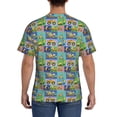 thumbnail image 3 of Bixox Men's Construction Machinery Printed Short Sleeve Skinny Athletic T-Shirt, 3 of 6