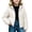 Beige, variant on Jalioing Puffer Jacket for Kids Winter Lightweight Long Sleeve Zipper Up Thermal Coat Solid Color Hooded Puffy Outerwear