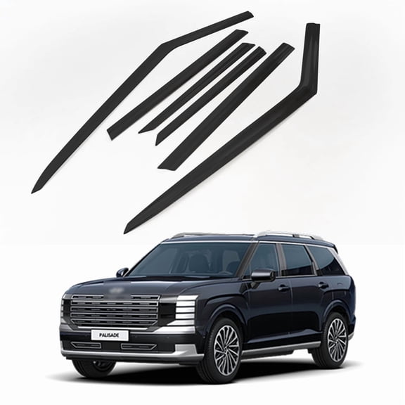 Autoclover Smoke Window Visors 6pcs compatible with 2026 Palisade