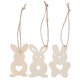 thumbnail image 1 of 30 piezas de conejos de Pascua recortados en madera, etiquetas colgantes de conejo de madera sin terminar, adornos colgantes de madera de Pascua para decoraciones festivas de Pascua, 1 of 8
