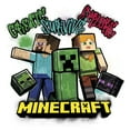 thumbnail image 2 of Men's Minecraft Create Survive Explore Alex and Steve  Graphic Tee White X Large, 2 of 5
