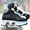 Black LED, variant on Children's Roller Skates, Shoes with Wheels for Men and Women, Roller Skates and Sports Shoes can be Switched Freely with one key, Suitable as Christmas and Birthday Gifts