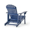 thumbnail image 5 of Folding Adirondack Chairs, Oversized All-Weather Outdoor Chairs with Reclining Backrest, Lawn Lounge Chair with Wide Arms Garden Porch Patio Deck Backyard, Dark Blue, 5 of 8